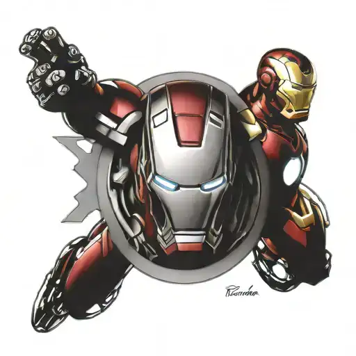 Ironman triathlon logo tattoo design idea