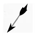 Arrow and father son tattoo design idea