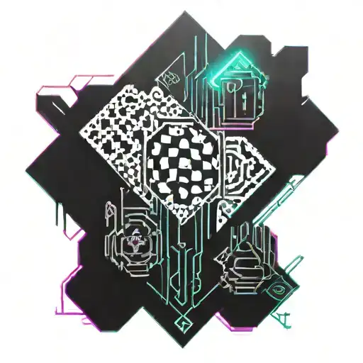 castle chess king tattoo design idea