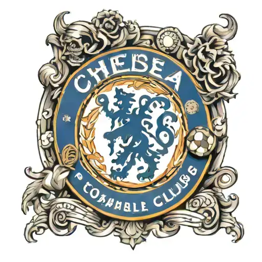 Chelsea football club tattoo design idea