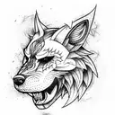 fenrir tattoo design idea