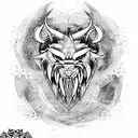 fenrir tattoo design idea