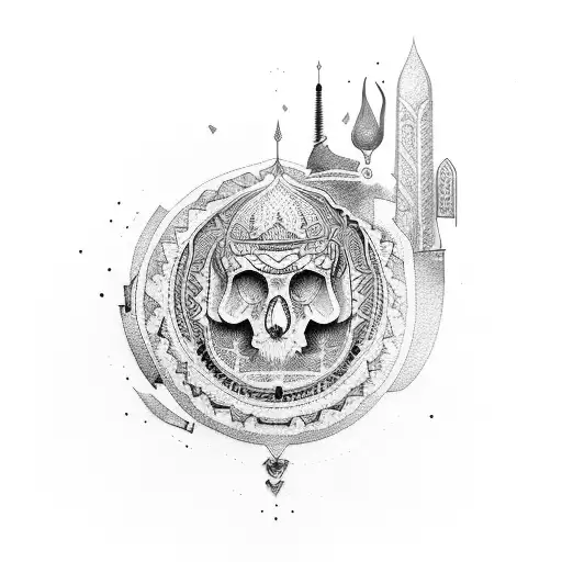 Afghanistan tattoo design idea