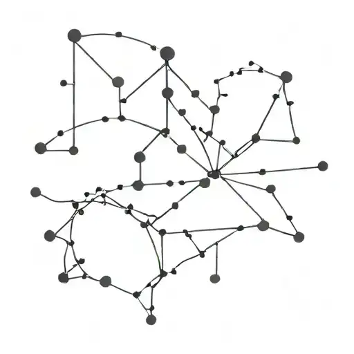 constellation Scorpio & Sagittarius tattoo design idea