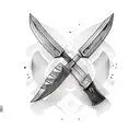 axe illegal weapon tatoo tattoo design idea