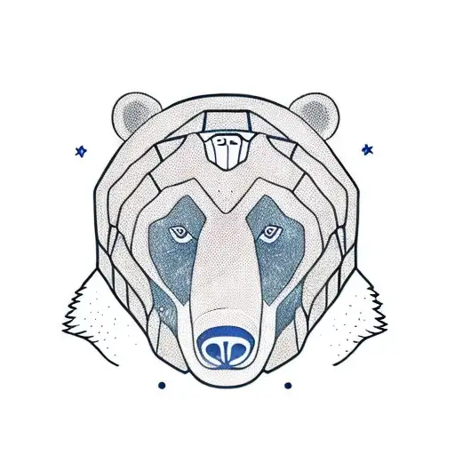 A bear wearing a jiu jitsu belt tattoo design idea
