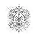 vanuatu arm sleeve tattoo design idea