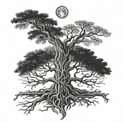  Yggdrasil Rebirth change, root with espana and marseille tattoo design idea