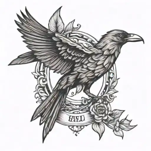 blackbird, vietnam veteran, dementia, lung cancer, ford mustang tattoo design idea