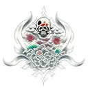  reaper death seal tattoo design idea