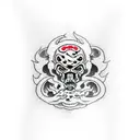 reaper death seal tattoo design idea