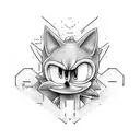 Sonic tattoo design idea