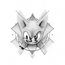 Sonic tattoo design idea