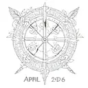 roman numeral of april 21 2006 minimalist tattoo tattoo design idea