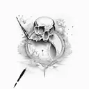 creation of adam tattoo design idea