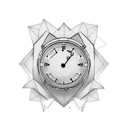 sand timer time running out  tattoo design idea