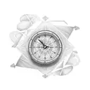 sand timer time running out  tattoo design idea