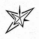stars and "fate" tattoo design idea