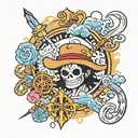 law one piece tattoo design idea