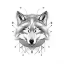 mic mac tribe wolf fox tree of life tattoo design idea