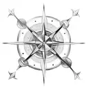 viking compass ring tattoo tattoo design idea