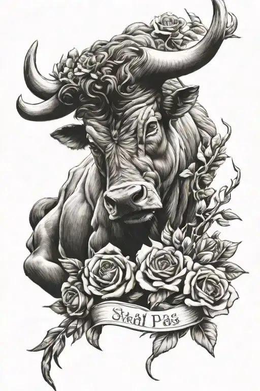 taurus and this too shall pass tattoo design idea