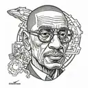 Gustavo Fring from Breaking Bad tattoo design idea