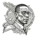 Gustavo Fring from Breaking Bad tattoo design idea