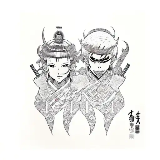 Ken Kaneki et Shôyô Hinata tattoo design idea