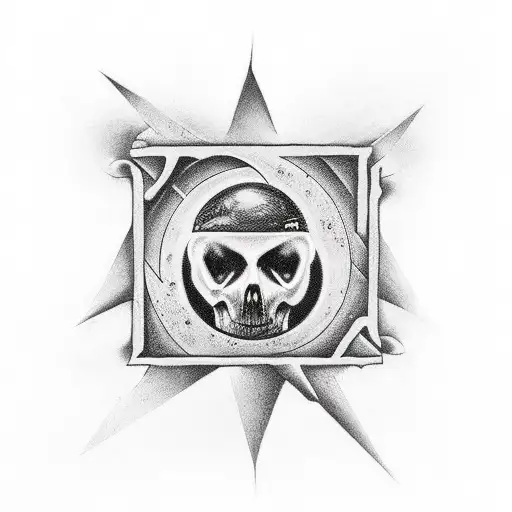 dark brotherhood tattoo design idea