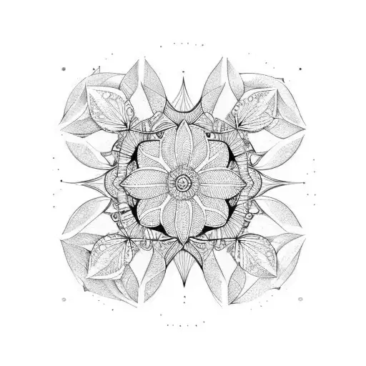 edelweiss tattoo design idea