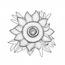 edelweiss tattoo design idea