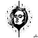 adele quote tattoo design idea