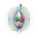 biometric  tattoo design idea