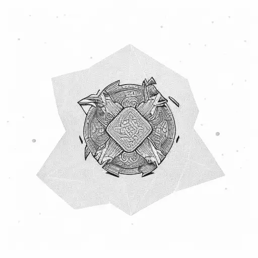 Impossible serenity typography tattoo design idea