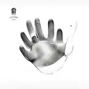 Pet's paw print tattoo design idea