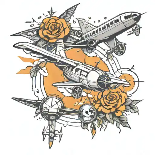 aerospace + family   tattoo design idea