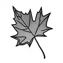 Maple Leaf tattoo design idea
