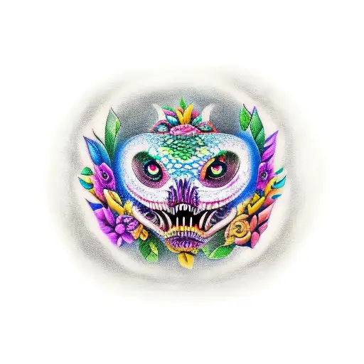 alebrije tattoo design idea