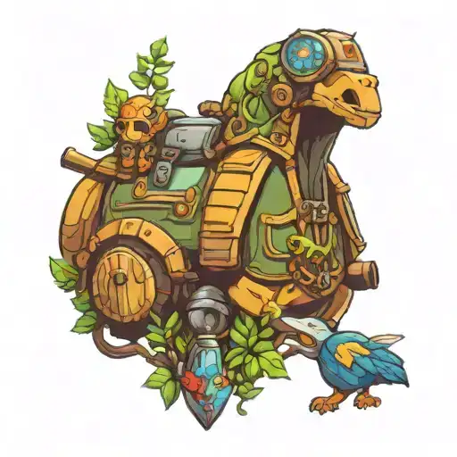 Zelda stardew valley tattoo design idea