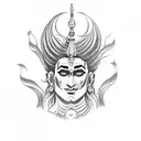 mahadev tattoo design idea
