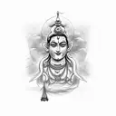 mahadev tattoo design idea