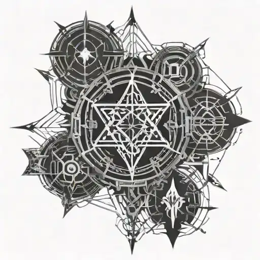 the blood of the covenant is thicker than the water of the womb tattoo design idea