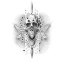 medical pain  tattoo design idea