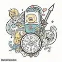 adventure time tattoo design idea