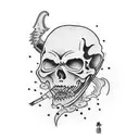 Grim Reaper tattoo design idea