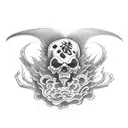 Grim Reaper tattoo design idea