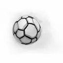 Create a tattoo of a soccer field with bricks as the grass tattoo design idea