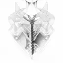  scoliosis tattoo design idea
