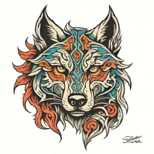 create a unique Dacian wolf tattoo  tattoo design idea